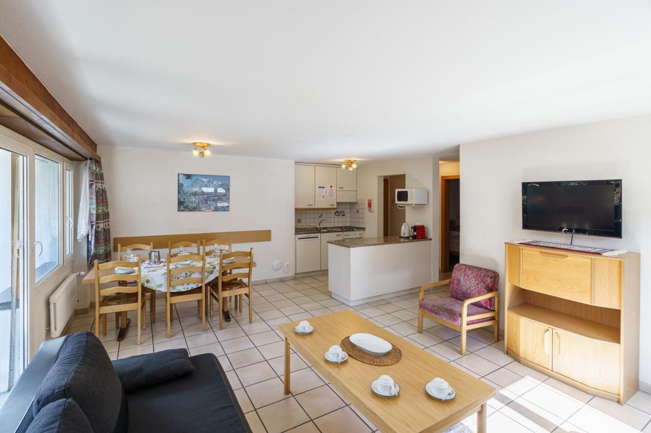 Ferienwohnung Haus Alfa Saas-Fee Exterior foto