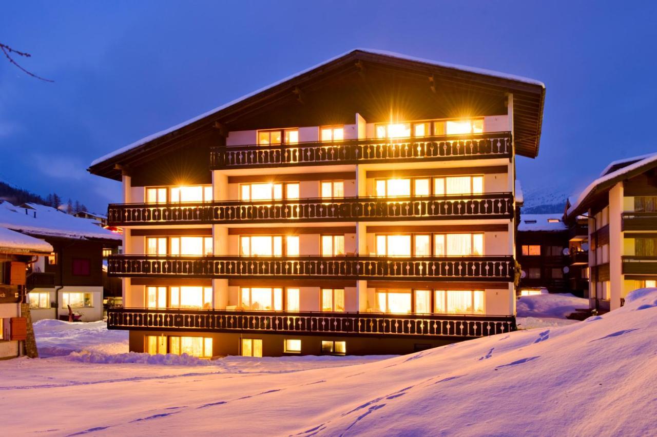 Ferienwohnung Haus Alfa Saas-Fee Exterior foto
