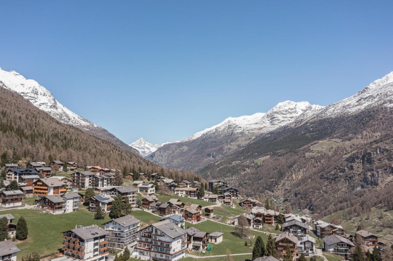 Ferienwohnung Haus Alfa Saas-Fee Exterior foto