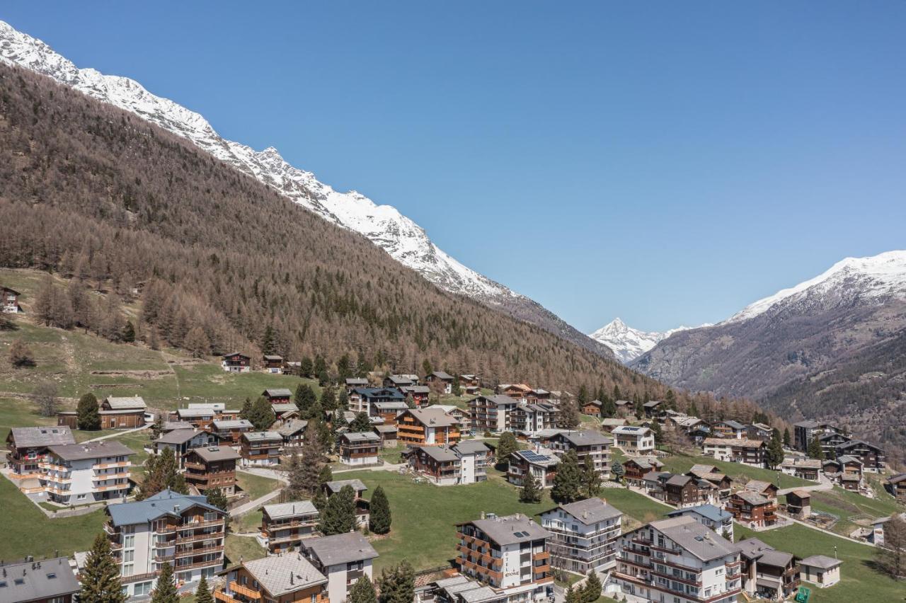 Ferienwohnung Haus Alfa Saas-Fee Exterior foto