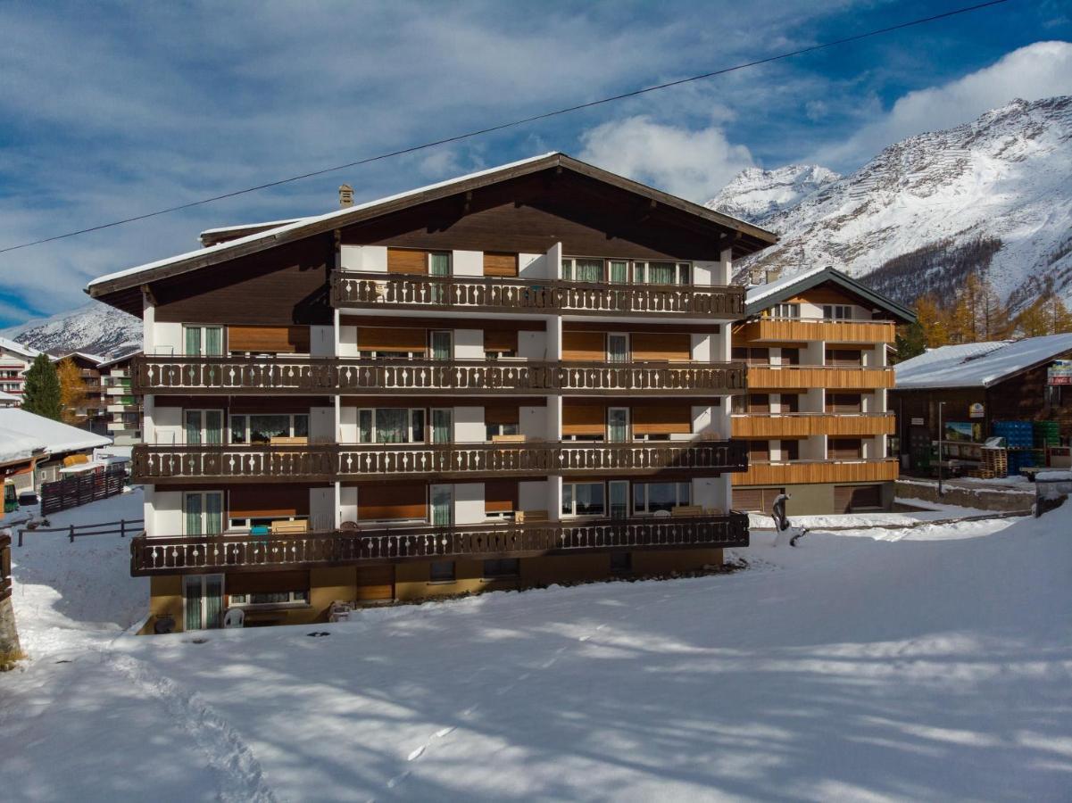 Ferienwohnung Haus Alfa Saas-Fee Exterior foto
