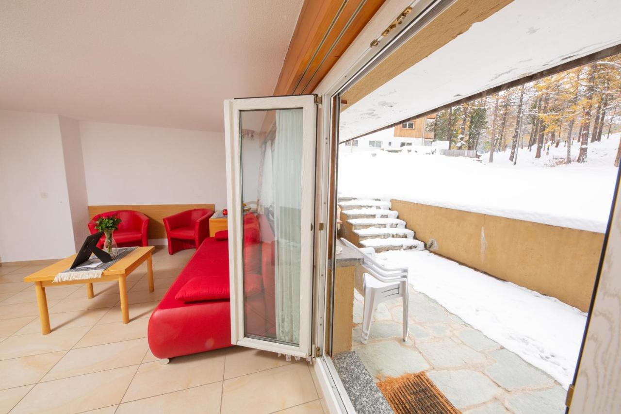 Ferienwohnung Haus Alfa Saas-Fee Exterior foto
