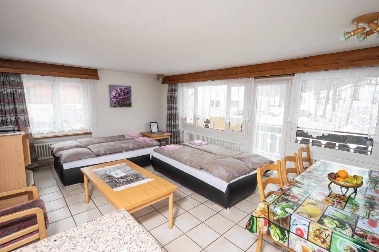 Ferienwohnung Haus Alfa Saas-Fee Exterior foto